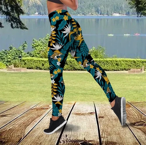Jacksonville Jaguars Hawaii Women's Leggings