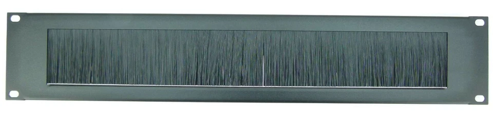 ADAM HALL 2 HE 19" Rackblende Rangierleiste Bürstenleiste Kabeldurchführung Rack - Bild 2 von 4