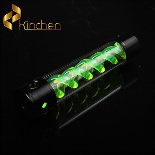 DIY T Virus Spiral Body Test Tube Water-cooled Computer Case Water Cooling Tank - Afbeelding 10 van 30