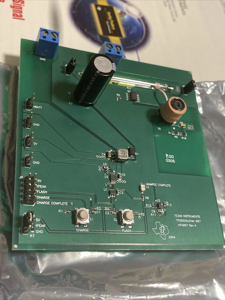 Módulo de señal mixta analógica TEXAS INSTRUMENTS tps6555xevm-097 Foto 2 de 4