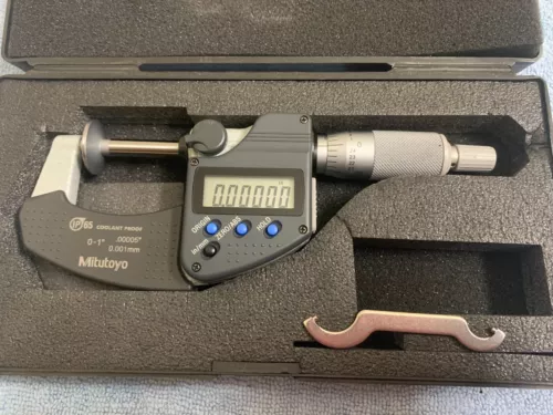 Mitutoyo 293-350-30 Digimatic Digital Disk Micrometer 0-1"