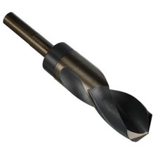 51/64 Reduced Shank HSS Black  Gold Contractor Drill Bit with 3-Flat Shank