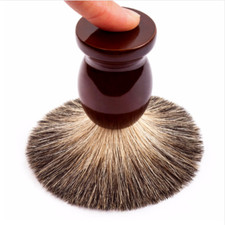 Mens Shaving Brush Badger Hair Wood Barber Facial Beard Care Grooming Salon