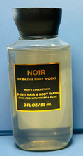  NEW  MEN'S NOIR  3in1 TRAVEL HAIR BODY WASH  Bath  Body Works  SHIPS FREE 