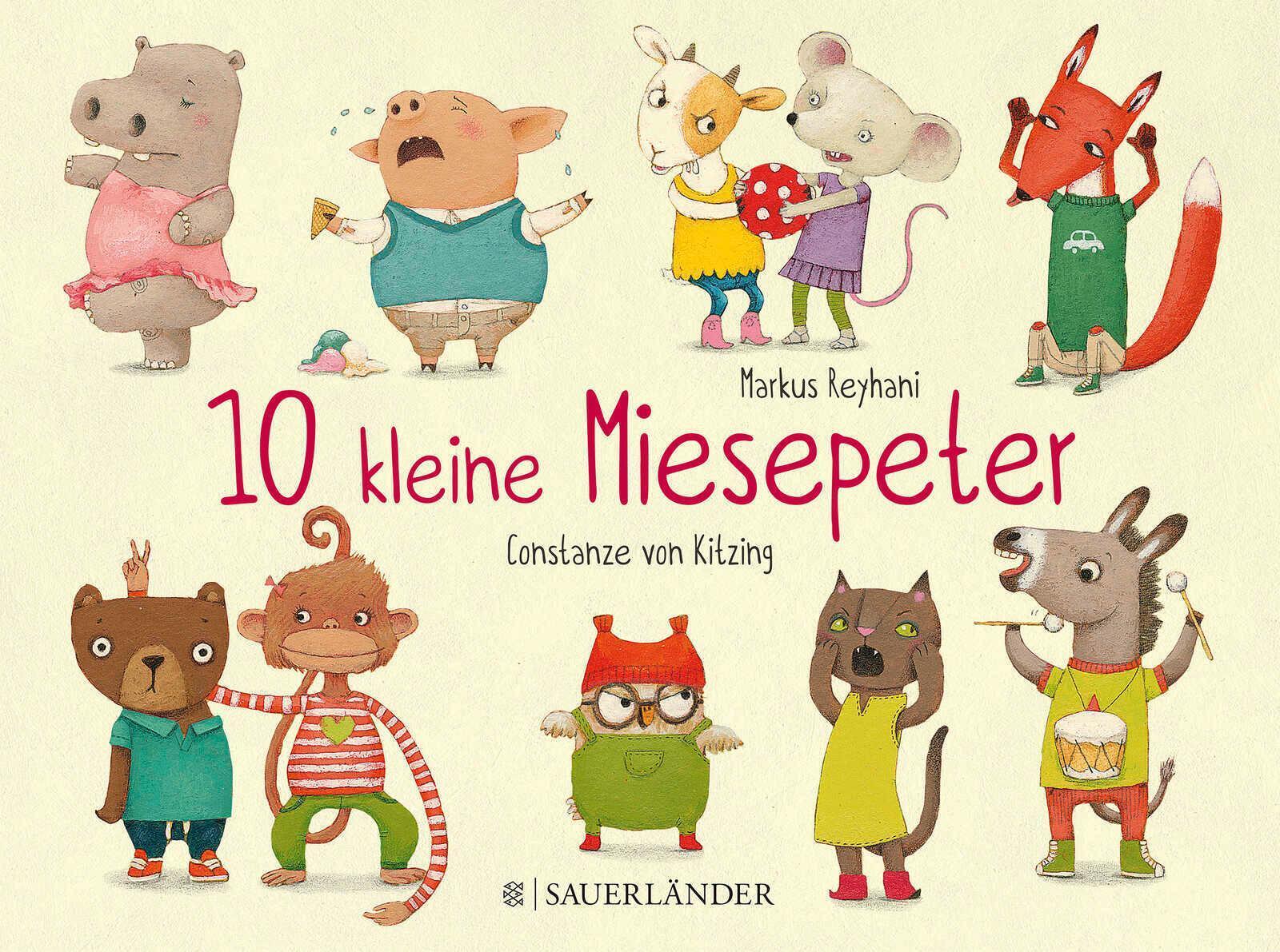 Thumbnail - 10 Kleine Miesepeter | Ab 24 Monaten | Markus Reyhani | Deutsch | Buch
