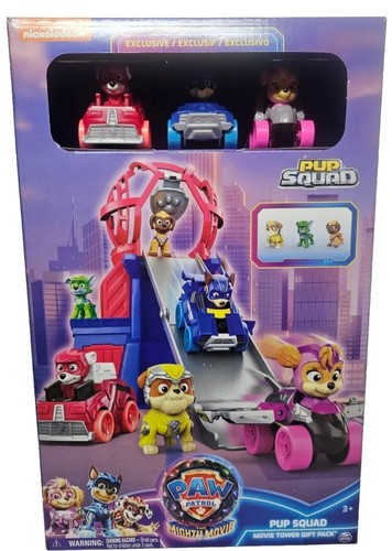 PAW Patrol: The Mighty Movie Mini Lookout Tower Playset  Toys For Children New - Afbeelding 1 van 4