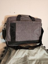 Tourit Laptop Bag Brief Case Business Work College School Gray W/Shoulder Strap