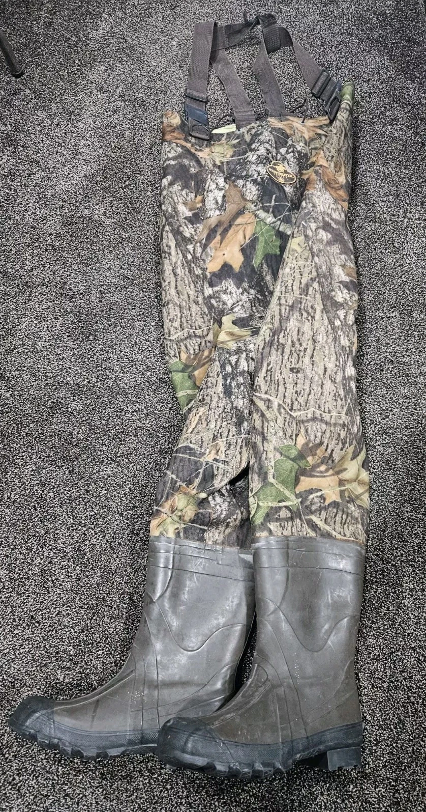 Winchester Series Pro Line Men's Size 10 Waders With Boots Hunting Fishing Camo