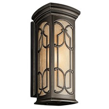 Kichler 49229OZ - Franceasi 1 Light 25" Outdoor Wall Light - Olde Bronze