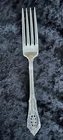 Sterling Silver Dinner Fork Wallace Rose Point Pattern 7" Long