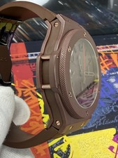 Hublot Big Bang 44mm Chocolate Ceramic Chronograph 301.CC.3190.RC Full Set 6