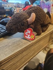 Ty Beanie Baby Roam The Buffalo 1998 5th Generation Hang Tag