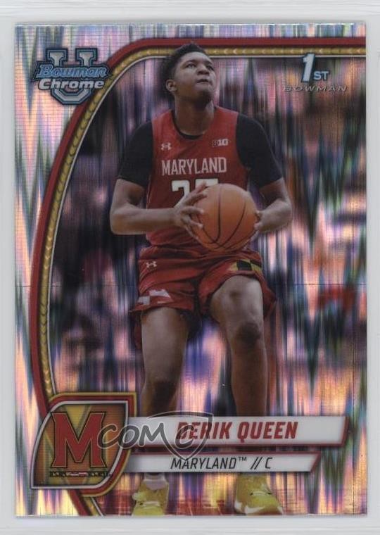 2024-25 Bowman U Chrome Stealth Refractor Derik Queen #19 02s2