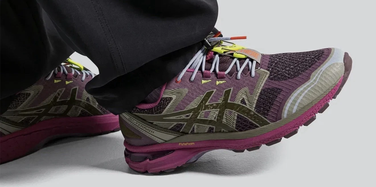 Up There x ASICS Gel Terrain Purple Lavender Men's Size 8.5-13 Trail Shoe