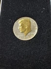 Danbury Mint Kennedy Half Dollar 1977-D Gold Plated and Enameled