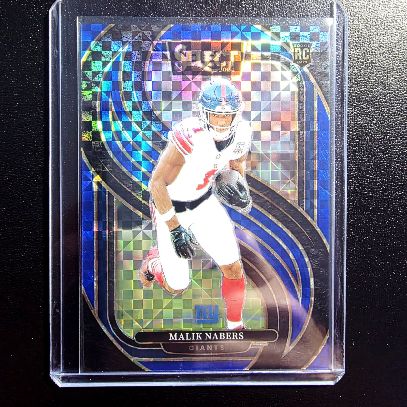 2024 Panini Select - Premier Level MALIK NABERS Blue Checkered Prizm #/175