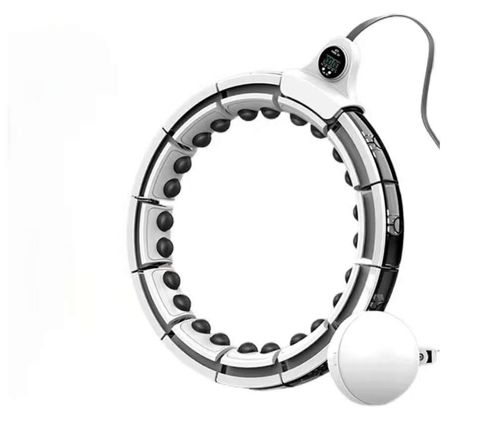 Hula hoop intelligent de fitness amincissant réglable avec masseur abdominal