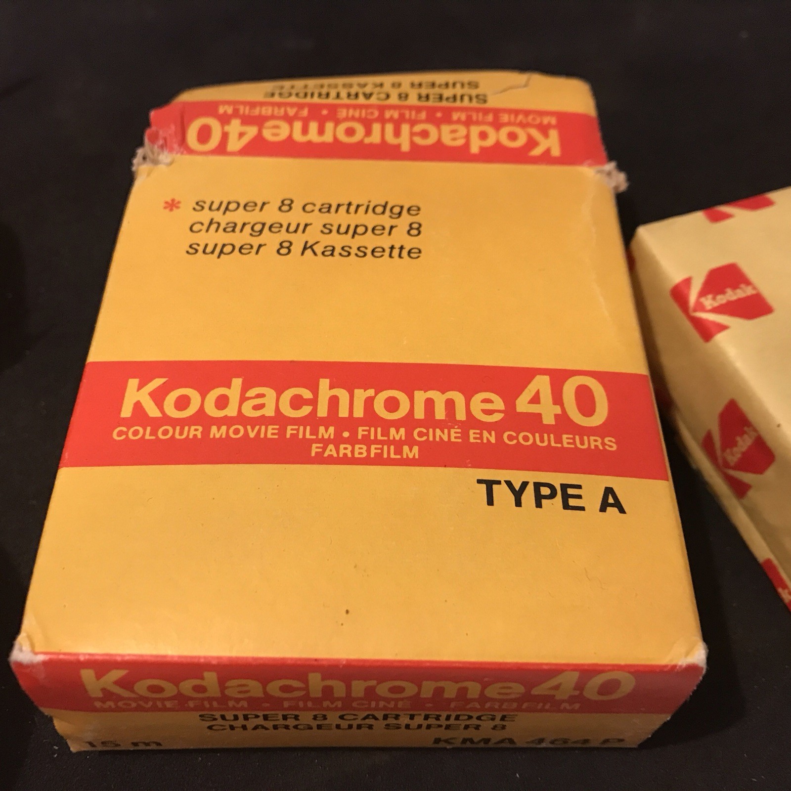 Super 8 cartridge Kodachrome 40 type A vintage