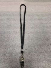 WHISTLE - SILVER - WITH LANYARD