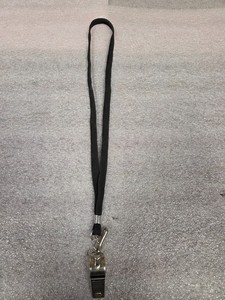 WHISTLE - SILVER - WITH LANYARD