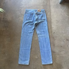 VINTAGE Levis 501 Light Wash Denim Jeans Mens 34x34 Made In USA 1992 Button Fly