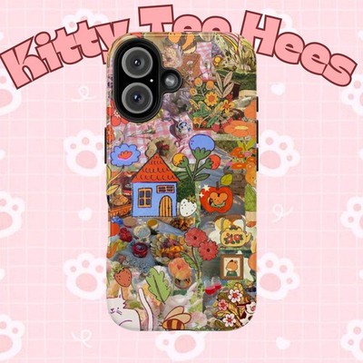 Bee Kind to Kittys, Tough Case for cat Lovers, Cute Bee Design