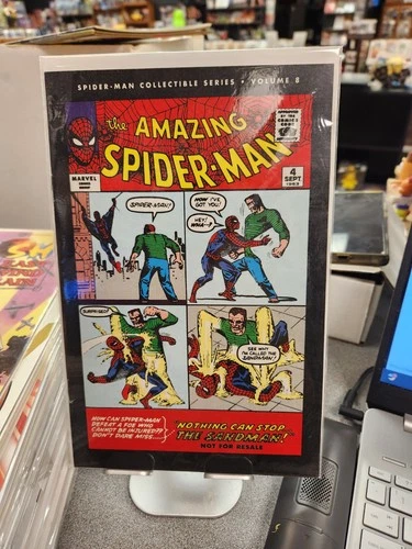 AMAZING SPIDER MAN 4 TOY VARAINT  REPRINT SET SANDMAN VF+ NM- COMIC BOOK JJCS