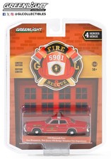 Greenlight 1:64 Fire Rescue 5901 1976 Plymouth Fury E Brunswick NJ