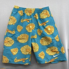 Nike Swim Trunks Shorts Boys YOUTH Tossed Waffles and Syrup Size Large NWOT