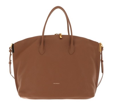 COCCINELLE Estelle Handbag Handtasche Umhängetasche Tasche Nocciola hellbraun