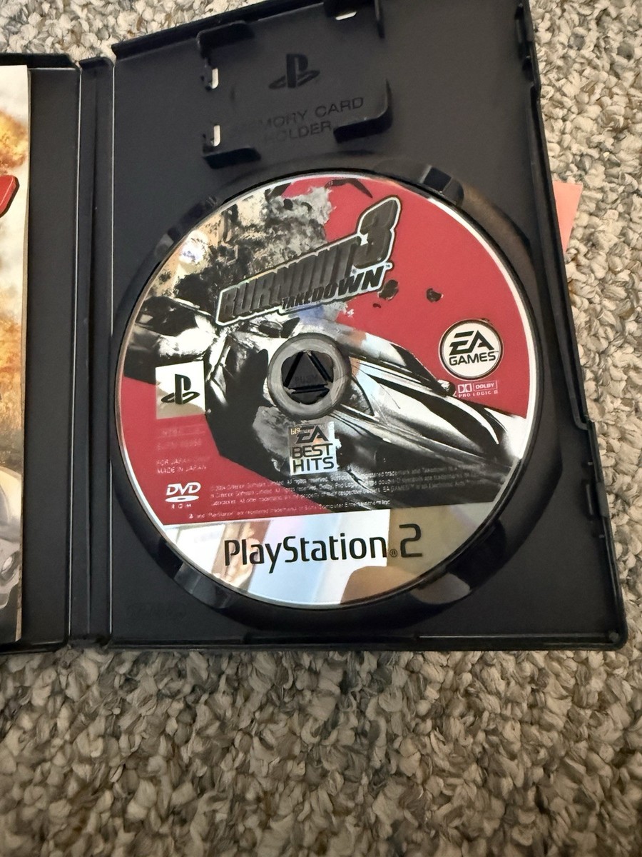 Burnout 3 Takedown PlayStation 2 PS2 EA Best Hits Japanese Variant