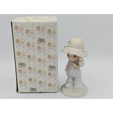 Precious Moments My Love Will Never Let You Go Figurine 1986 Enesco 103497