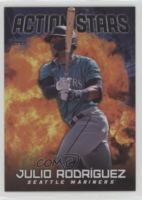 2023 Topps Update Action Stars Black /299 Julio Rodriguez Rodríguez #AS-20 3q5