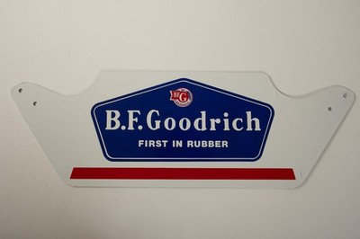 BF Goodrich First in Rubber Sign (R4A/JSF6) Tire Rack Sides VGUC 1870 BFG Tires
