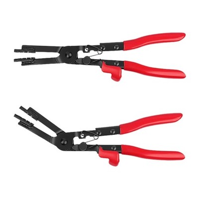 1Pc Universal Straight/Bend Hose Clamp Pliers Heavy Duty Hose Clamp Tools Gift