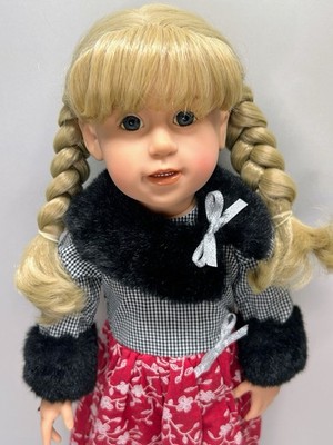 Götz Puppe Künstlerpuppe Sammlerpuppe Samantha Sissel Skille 58 cm