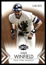 2012 Topps Triple Threads Sepia Dave Winfield 118/625 New York Yankees #9