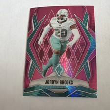 Panini 2025 Phoenix Pink Parallel Jordyn Brooks #19 /299 Miami Dolphins NFL