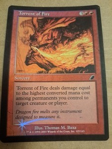 Torrent of Fire [ Scourge ] MTG [ Common ] [ Foil ] NM+