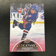 2021-22 Upper Deck Adam Graves UD Canvas #C251 New York Rangers!