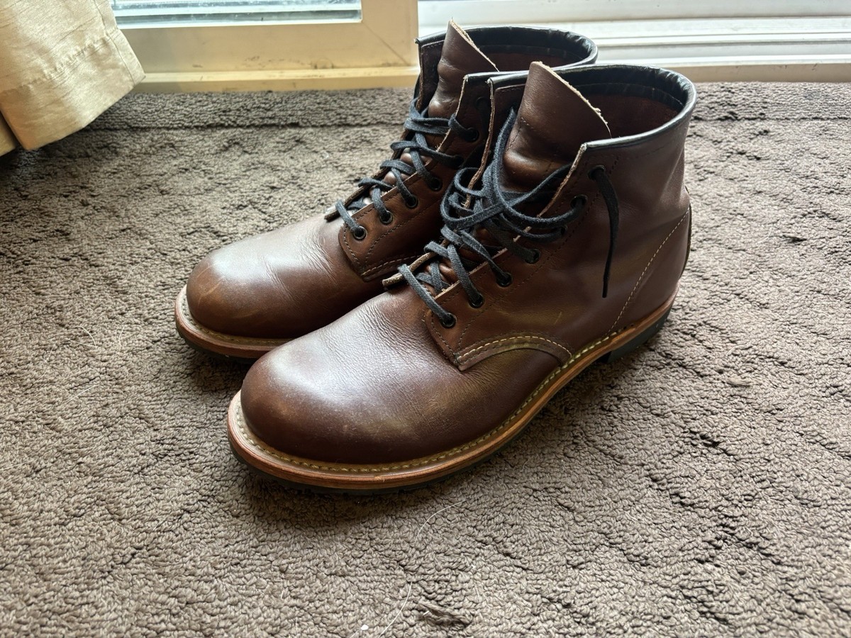 Red Wing Shoes Beckman 9016 Leather 6-inch BOOTS Size 12 D Made in