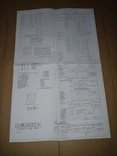 Gottlieb CORONATION Pinball Schematic