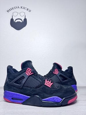 Size 13 - Nike Air Jordan Retro 4 NRG Raptors Men's Sneakers AQ3816-065
