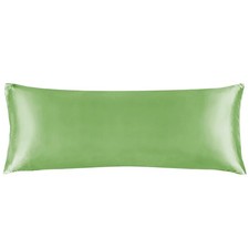 Body Pillow Cover, Satin Soft Cooling 20x54 Inches, Sage Green