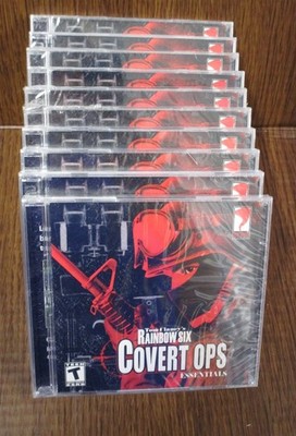 Video Game PC Wholesale Lot of 10 Tom Clansy's Rainbow 6 Covert Ops Essentials