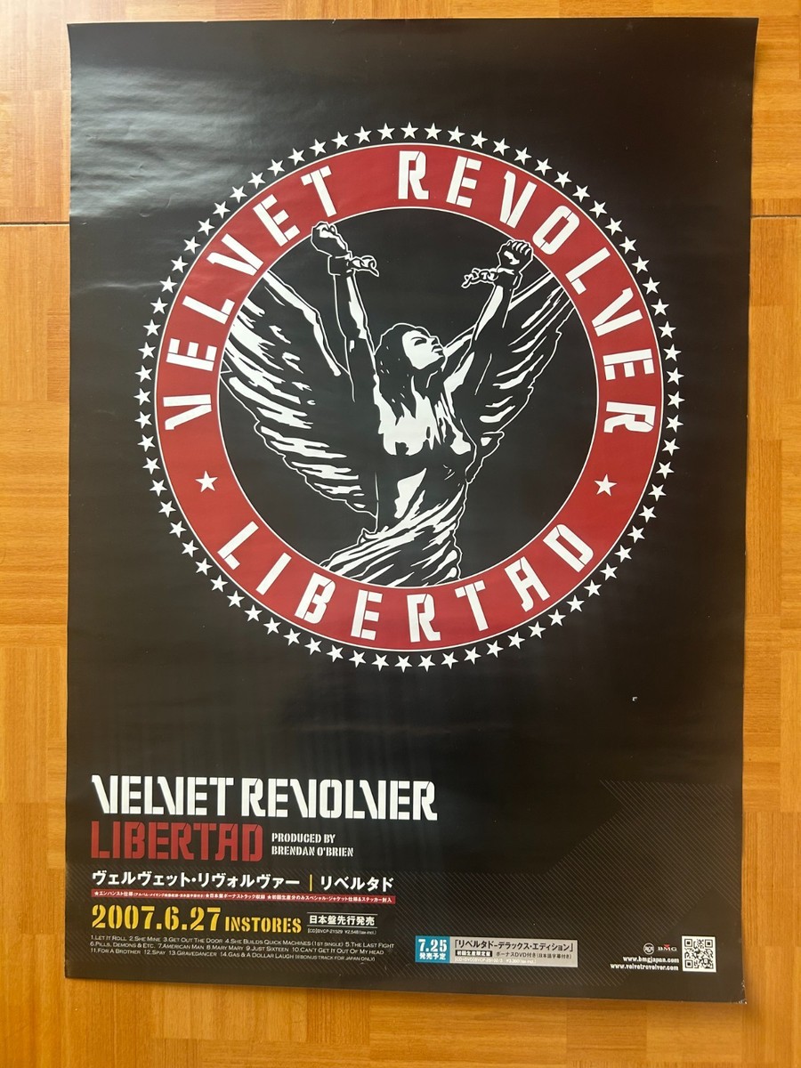 VELVET REVOLVER / LIBERTAD 2007 Japan Original Promo Poster B2