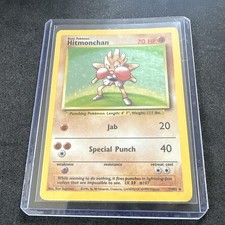 Pokémon TCG Hitmonchan Base Set 7/102 Holo Rare 70 HP English 1999 Wizards on eBay