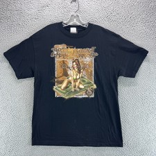 Vintage Hustler Shirt Mens L Deadstock Streetwear Y2K 90s Retro Hippie Porn