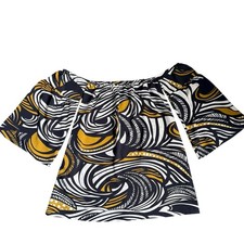 Manuhealii off shoulder mini dress polyester XS