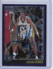 Basketball Card IP auto NBA JONATHAN BENDER Indiana Pacers 2000-01 Chrome